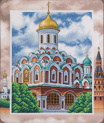 Набор для вышивания Panna Казанский собор на Красной площади ЦМ-1703