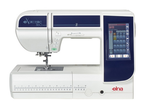 Швейно-вышивальная машина Elna 860 Expressive (с вышивальным блоком)