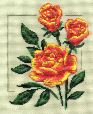 Набор для вышивания Panna Садовые розы Ц-0980