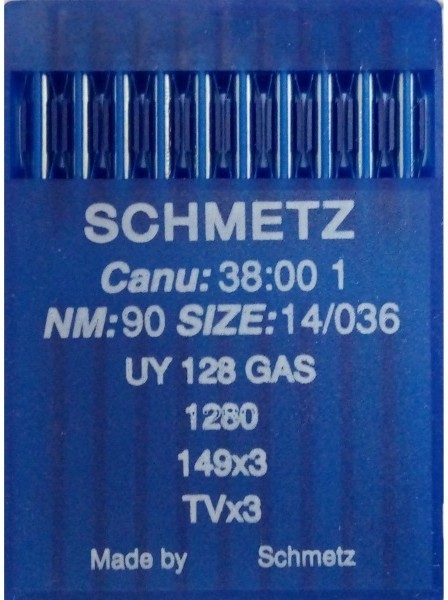 Швейные иглы для промышленных машин Schmetz UY 128 GAS SES №110