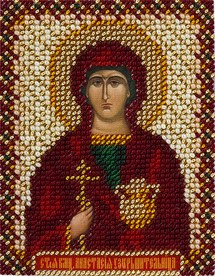 Набор для вышивания Panna Икона святой великомученицы Анастасии ЦМ-1216