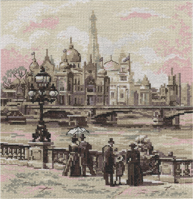 Набор для вышивания Panna Париж На мосту Александра III ГМ-1571