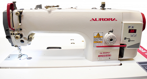 Прямострочная промышленная швейная машина с игольным продвижением Aurora A-721D-03