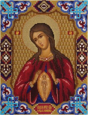 Набор для вышивания Panna Икона Божией Матери В родах Помощница ЦМ-1469