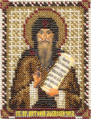 Набор для вышивания Panna Икона Преподобного Антония Дымского ЦМ-1401