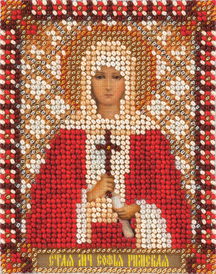 Набор для вышивания Panna Икона Святой мученицы Софии Римской ЦМ-1463