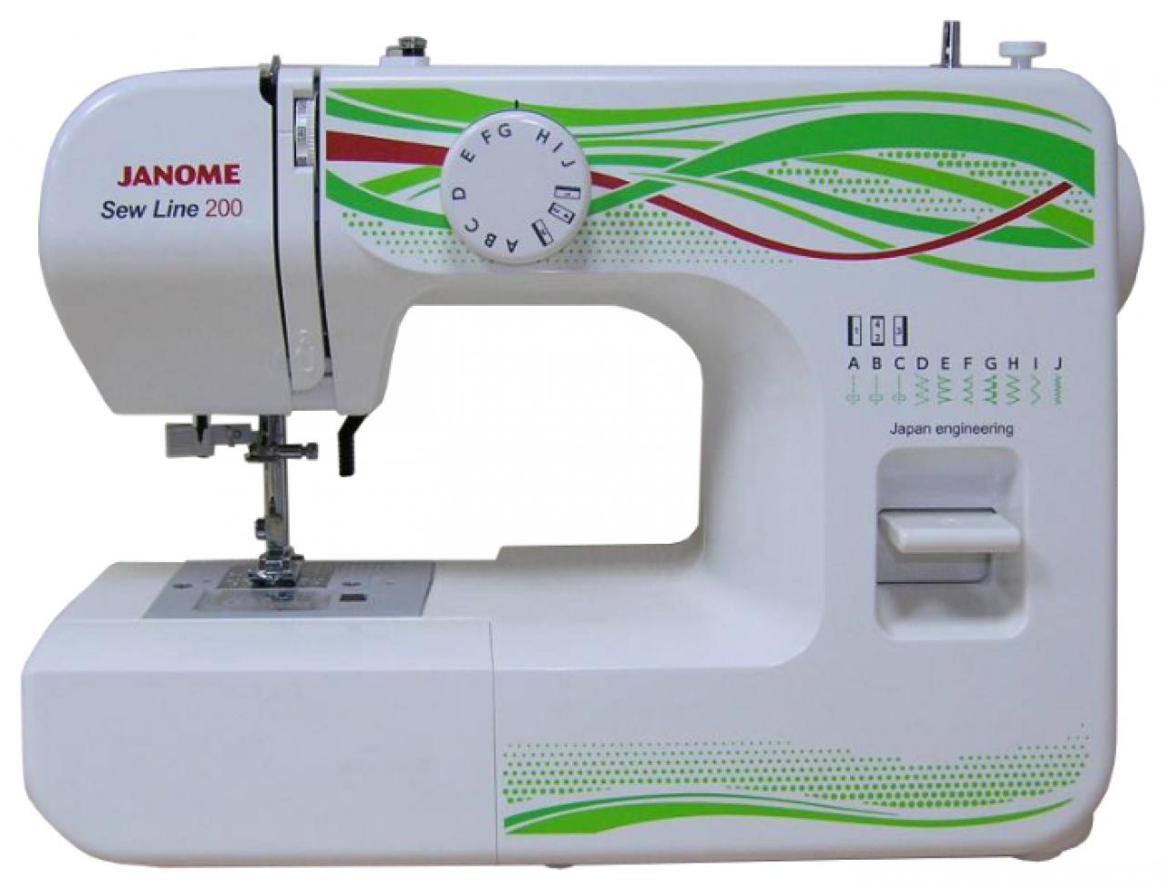 Швейная машина Janome Sew Line 200 купить по хорошей цене в Sewtime