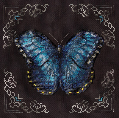 Набор для вышивания Кларт Голубая бабочка 8-112