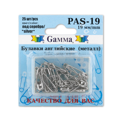 Булавки Gamma PAS 19
