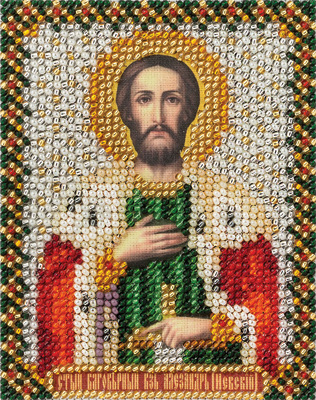 Набор для вышивания Panna Икона Святого Александра Невского ЦМ-1207