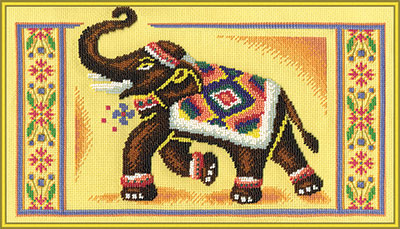 Набор для вышивания Panna Индийский слон Ж-0915