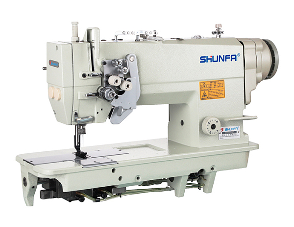 Двухигольная промышленная швейная машина Shunfa SF845-3D (комплект)