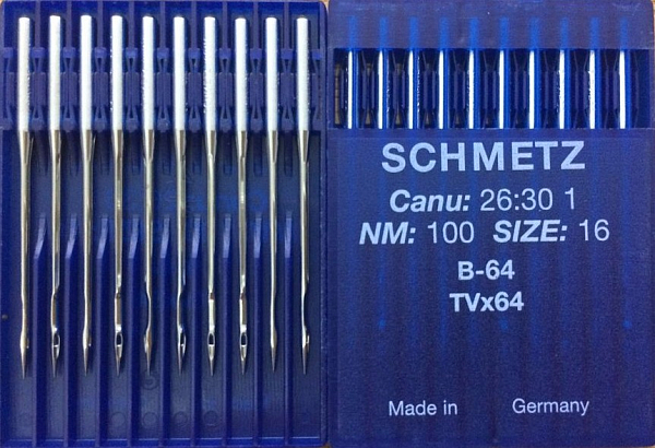 Швейные иглы для промышленных машин Schmetz Bx64 TVx64 R №130