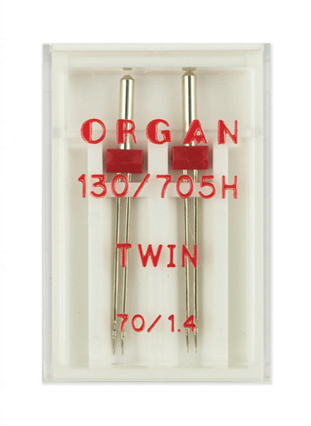 Иглы Organ двойные 2-70/1.4 130/705H