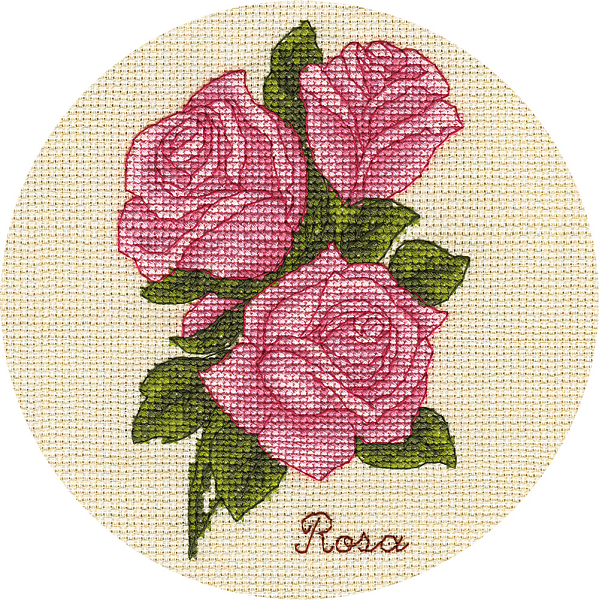 Набор для вышивания Panna Букетик роз Ц-1808