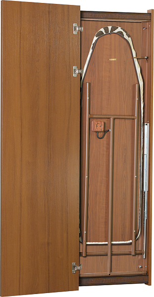 Гладильная доска-купе Belsi Porta, вишня, дверь влево