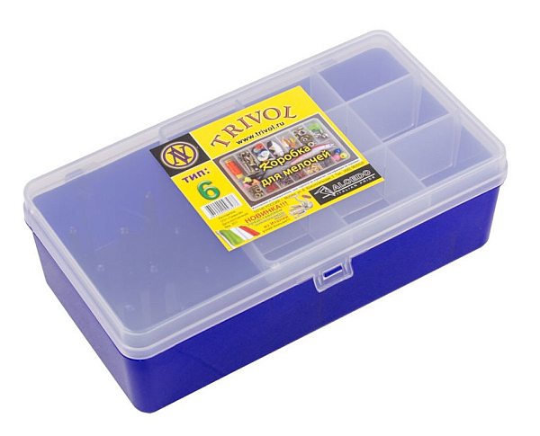 Коробка для мелочей Тривол-М Тип-6, арт. 05 05 065 (цвет темно-синий)