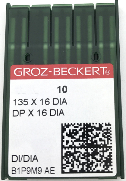 Швейные иглы для промышленных машин Groz Beckert DPx16D DPx16TRI №130 21