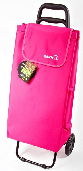 Сумка-тележка хозяйственная Garmol Liso шасси Basic (розовая) C-41