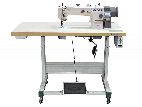 Прямострочная промышленная швейная машина Velles VLS 1156DD со встроенным сервоприводом