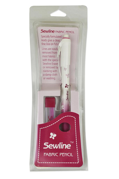 Карандаш для ткани Sewline FAB50041 автоматический, розовый