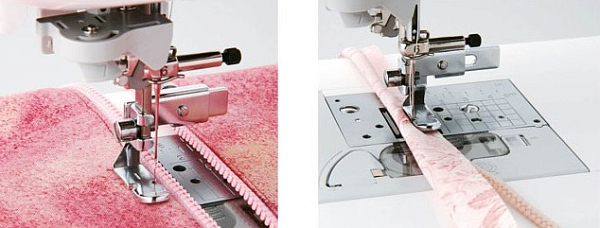 Лапка Brother F036N для швейной машины вшивания молнии (XC1970052)