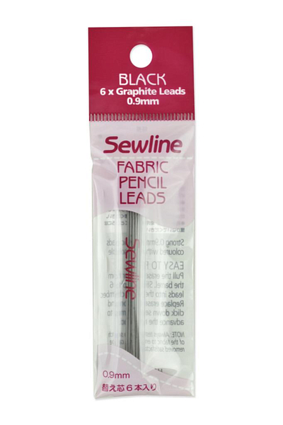 Грифель Sewline FAB50006 для карандаша для ткани, 6 шт, черный