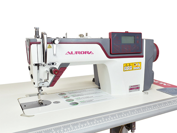Прямострочная промышленная швейная машина Aurora A-5E с прямым приводом