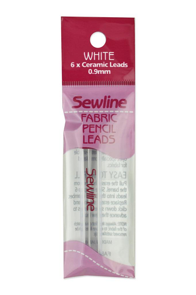 Грифель Sewline FAB50009 для карандаша для ткани, 6 шт, белый