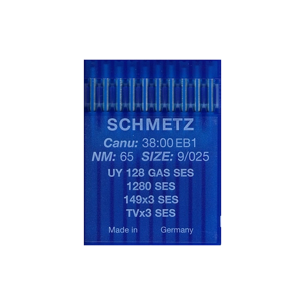 Швейные иглы для промышленных машин Schmetz UY 128 GAS R №65