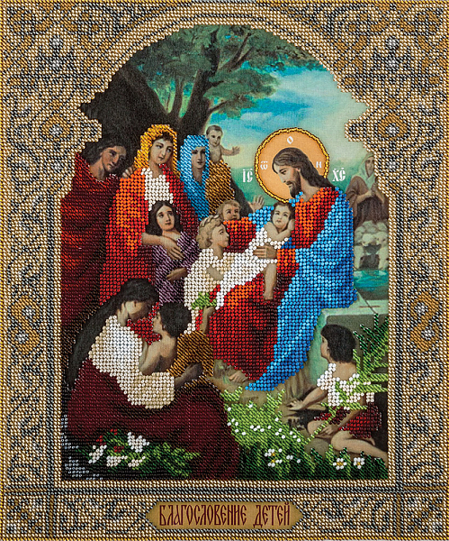 Набор для вышивания Panna Икона Благословение детей ЦМ-1662