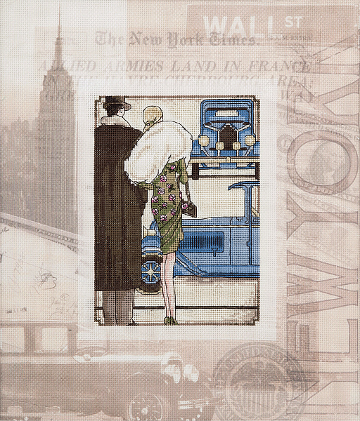 Набор для вышивания Panna Ретро Нью-Йорк ГМ-1708