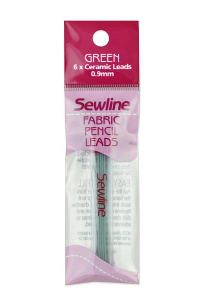 Грифель Sewline FAB50007 для карандаша для ткани, 6 шт, зеленый