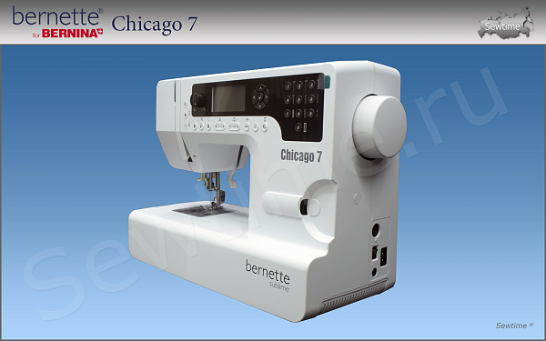 Швейно-вышивальная машина Bernette Chicago 7 (с вышивальным блоком)