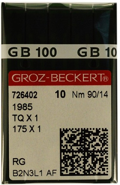 Швейные иглы для промышленных машин Groz Beckert TQx1 №120 19