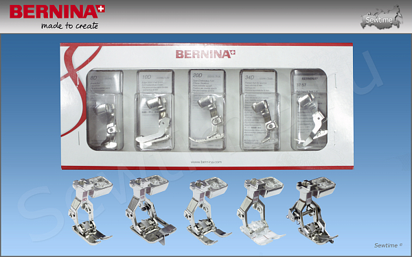 Комплект лапок Bernina D для Bernina 830 (5 швейных лапок) 031662.70.71