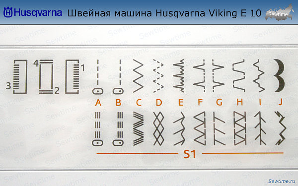 Швейная машина Husqvarna Viking E 10