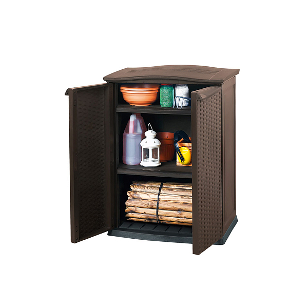 Шкаф Keter арт. 17190095 Rattan Style Base Utility Shed