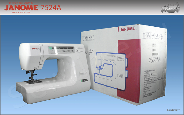 Швейная машина Janome 7524a Hard Cover с жестким чехлом