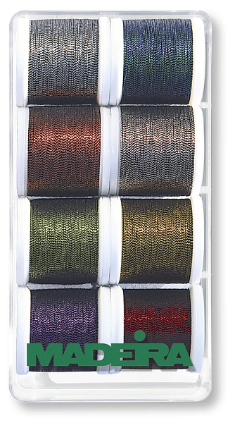 Набор ниток Madeira 8011, 8x200, Metalic Soft