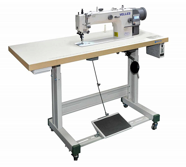 Прямострочная промышленная швейная машина Velles VLS 1156DD со встроенным сервоприводом