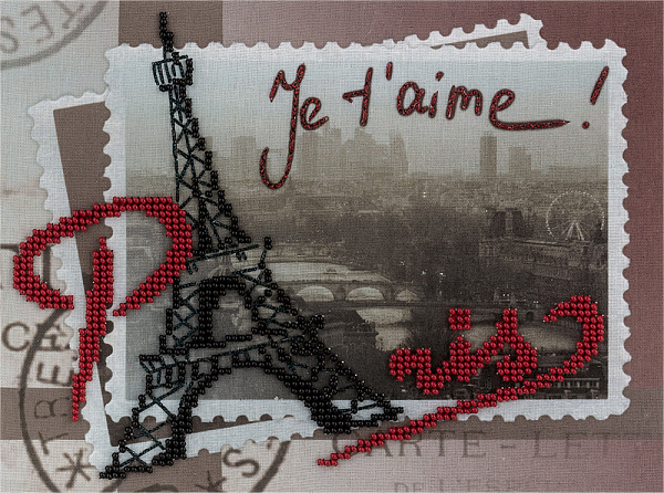 Набор для вышивания Panna Воспоминания о Париже ГМ-1533