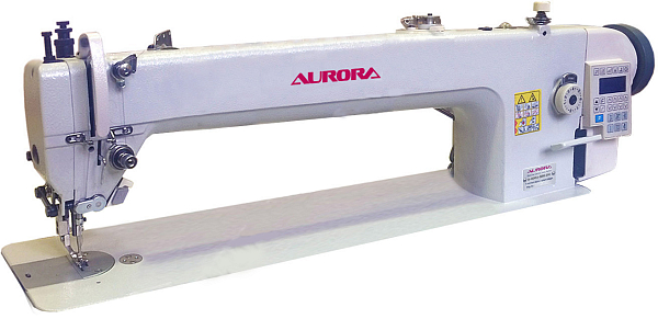 Прямострочная промышленная швейная машина Aurora A-0302-560-D4-CX-L с шагающей лапкой и прямым приводом