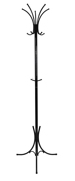 Вешалка напольная стойка ЗМИ Тройка №6, цвет черный (арт. ВНП 102 ч)